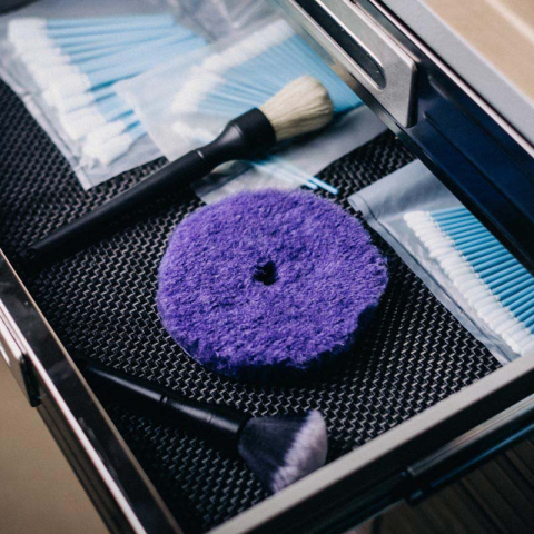 Cleaning and care for polishing pads