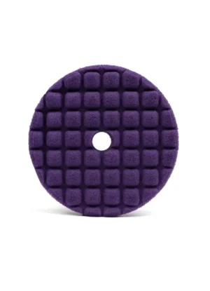 Violet ARC correcting foam pad with a precision cutaway profile for controlled correction across curved and contoured surfaces.