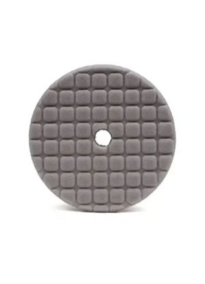 Grey ARC heavy correcting foam pad with a precision cutaway profile for consistent contact across curved and contoured surfaces.